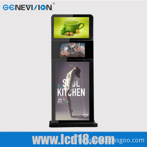 Android Wifi Touch Advertising Floor Stand Support1080p Digital Signage Video Advertising Screen